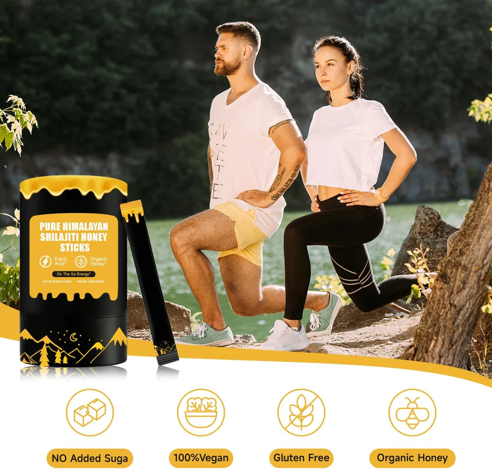 Pure Himalayan Shilajit Honey Sticks for Natural Energy - Image 3