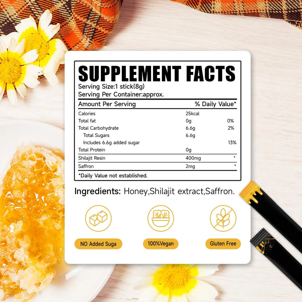 Pure Himalayan Shilajit Honey Sticks for Natural Energy - Image 5