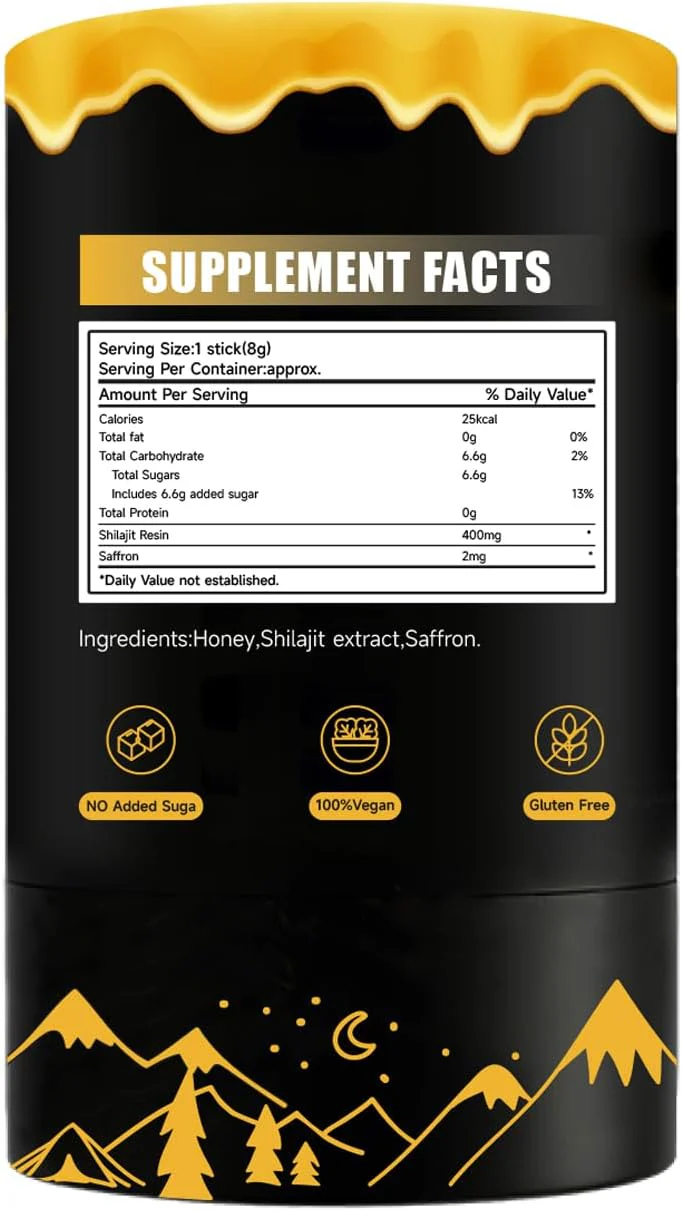 Pure Himalayan Shilajit Honey Sticks for Natural Energy - Image 7