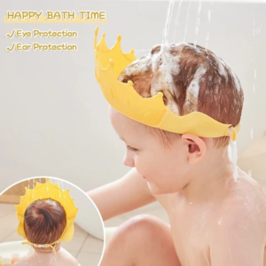 Adjustable Baby Shampoo Shower Cap with Ear Protection