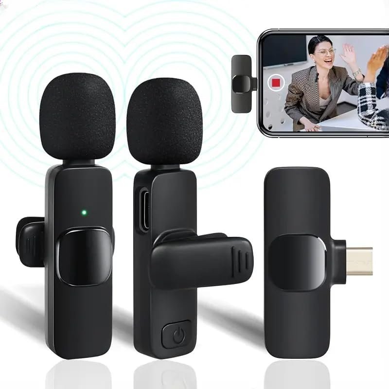 Wireless Clip-On Lavalier Microphone