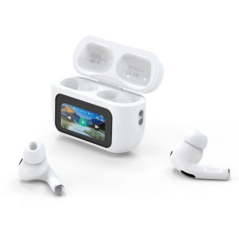 Smart Display Wireless Earbuds with Charging Case - Image 3