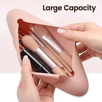 Large Capacity Silicone Makeup Brush Holder - Image 2