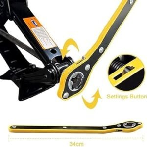 Heavy-Duty Scissor Car Jack Crank Handle