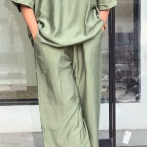 Embroidered Linen Co-ord Set