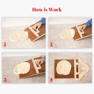 Non-Stick Pizza Dough Cutter & Lifter