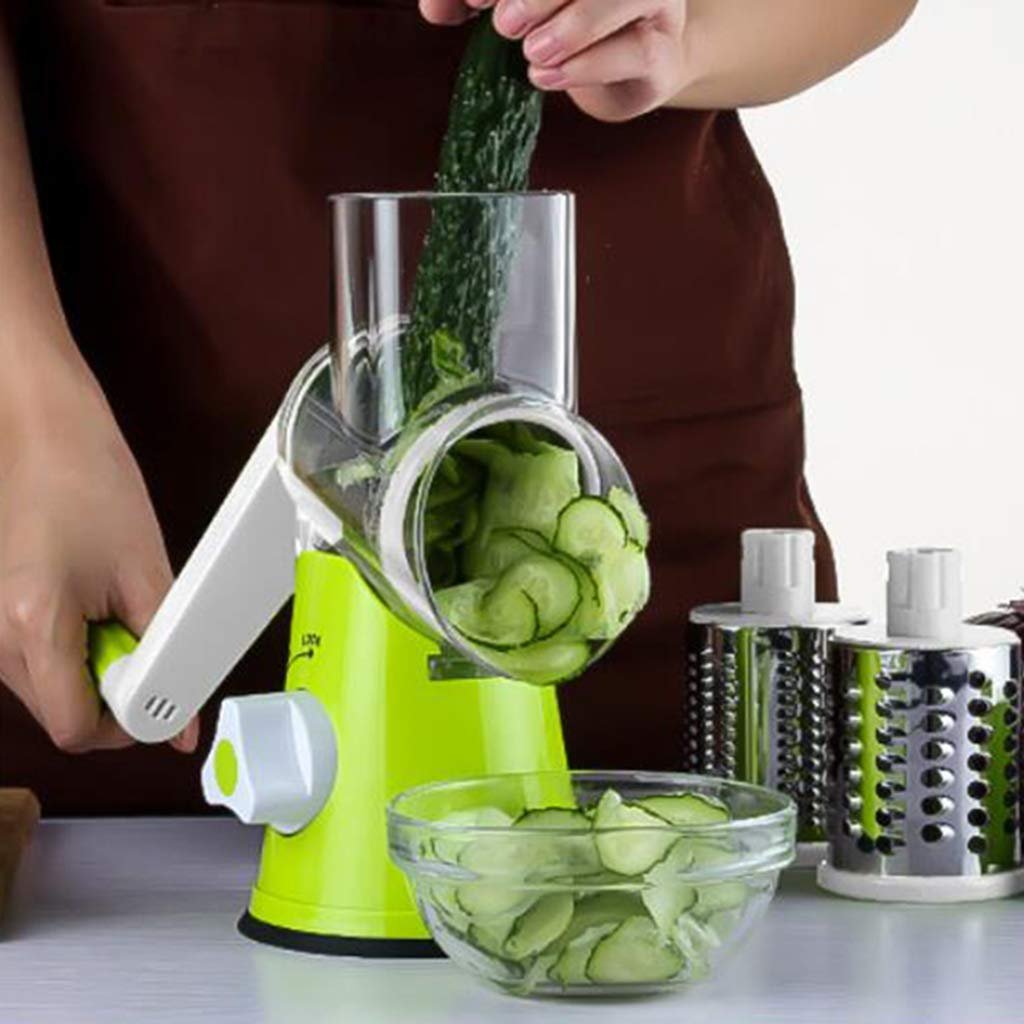 Three in One Manual Rotary Vegetable Slicer