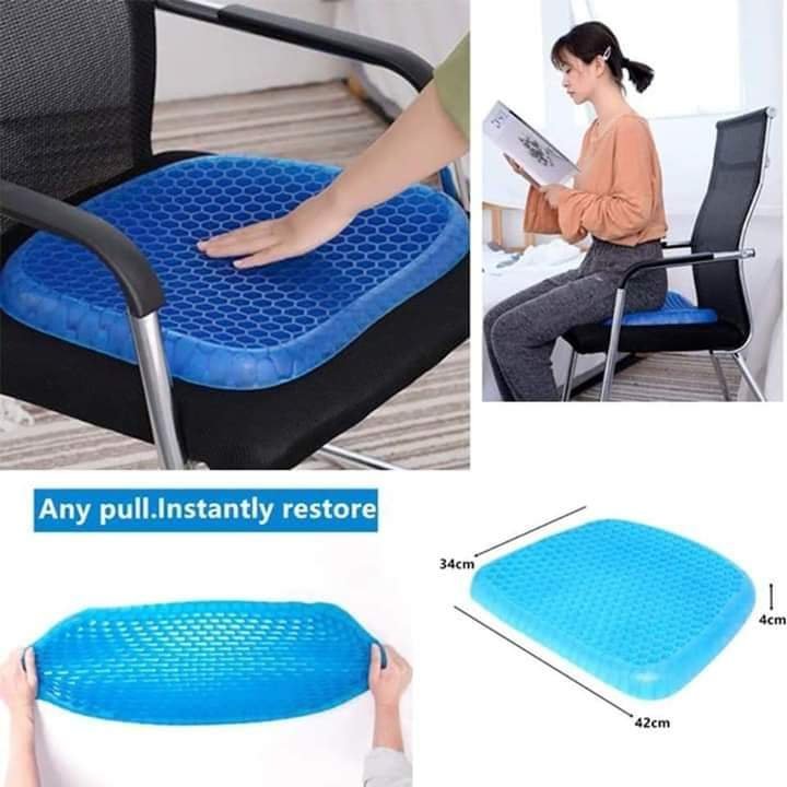 Honeycomb Gel Seat Cushion – Pressure Relief Cooling Chair Pad - Image 5
