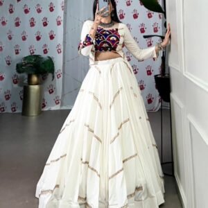 Pastel Pink Thread Embroidered Crop Top & Palazzo Set with Net Dupatta