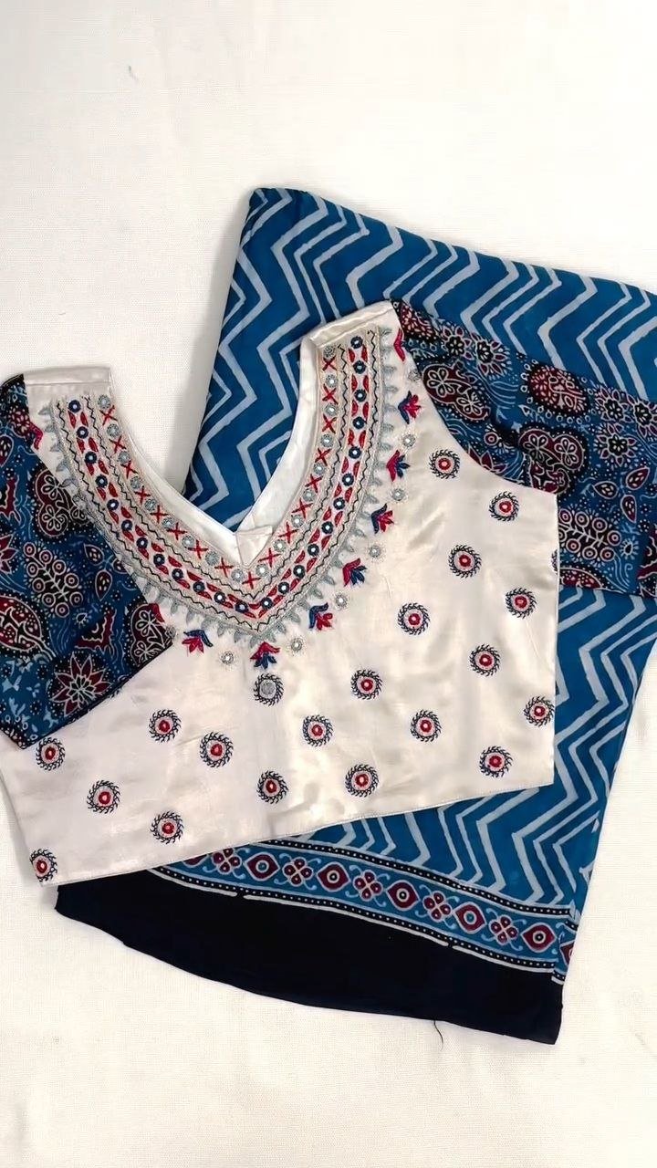 Ajrakh Cotton 0310 Ambe Salwar Suits Manufacturer India - Image 2