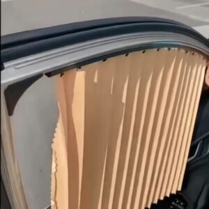 Universal Pleated Car Window Sunshade Curtain