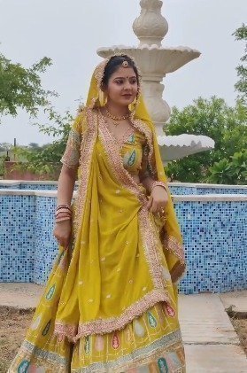 Bridal Wear Lehenga, rajputani lehenga , rajputi lehenga - Image 3