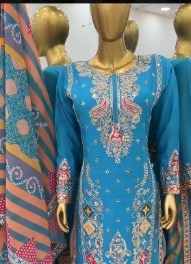 New Designer Top with Dhoti Salwar & Dupatta ? Chic & Contemporary