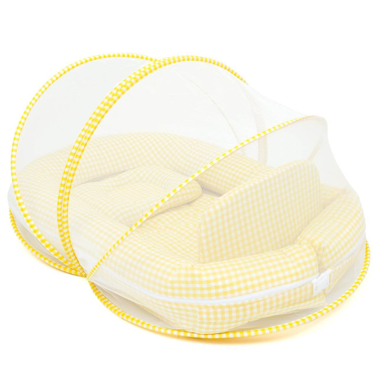 Foldable Baby Mosquito Net Bed with Soft Cushion Mattress - Image 3