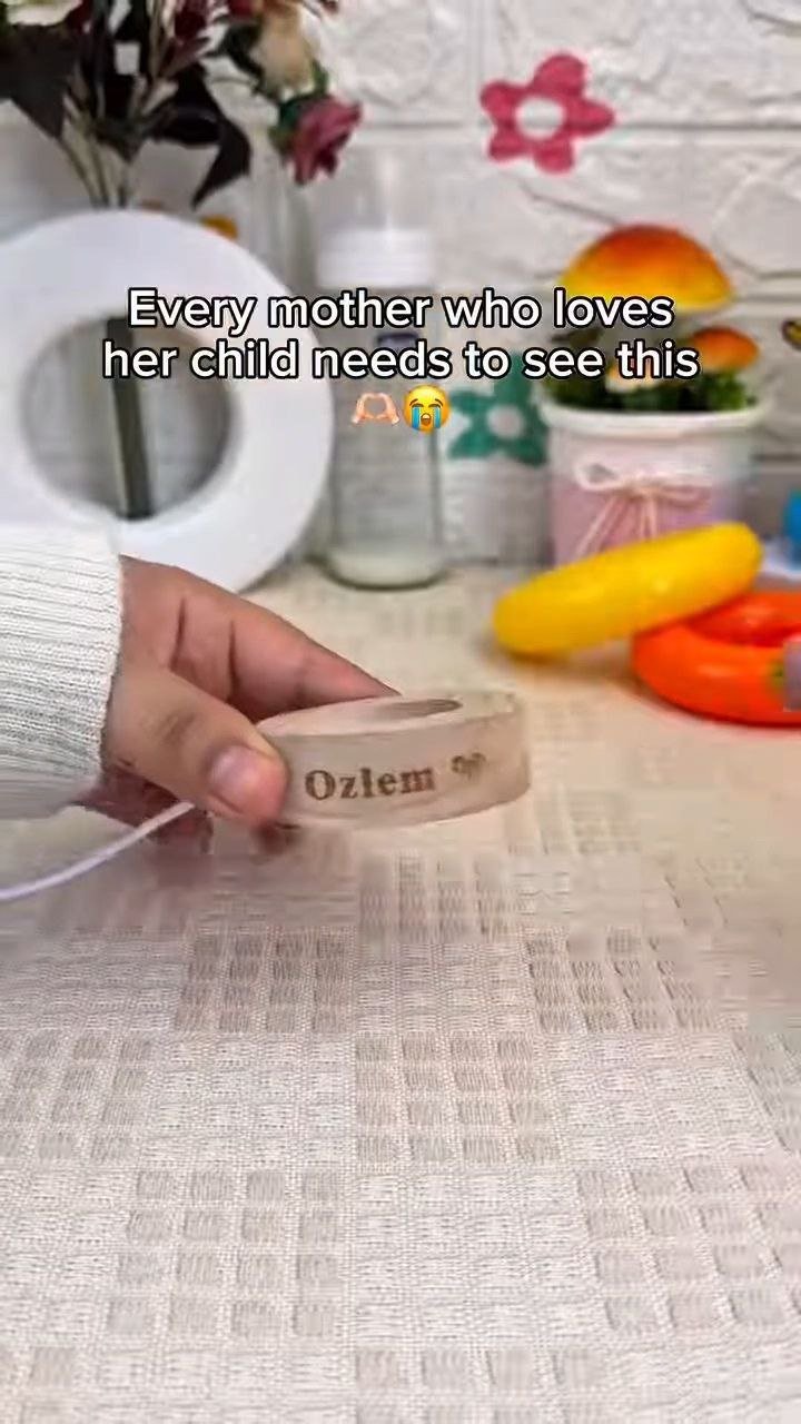 Personalized Crystal Sphere with Baby Photo Engraving - Image 2