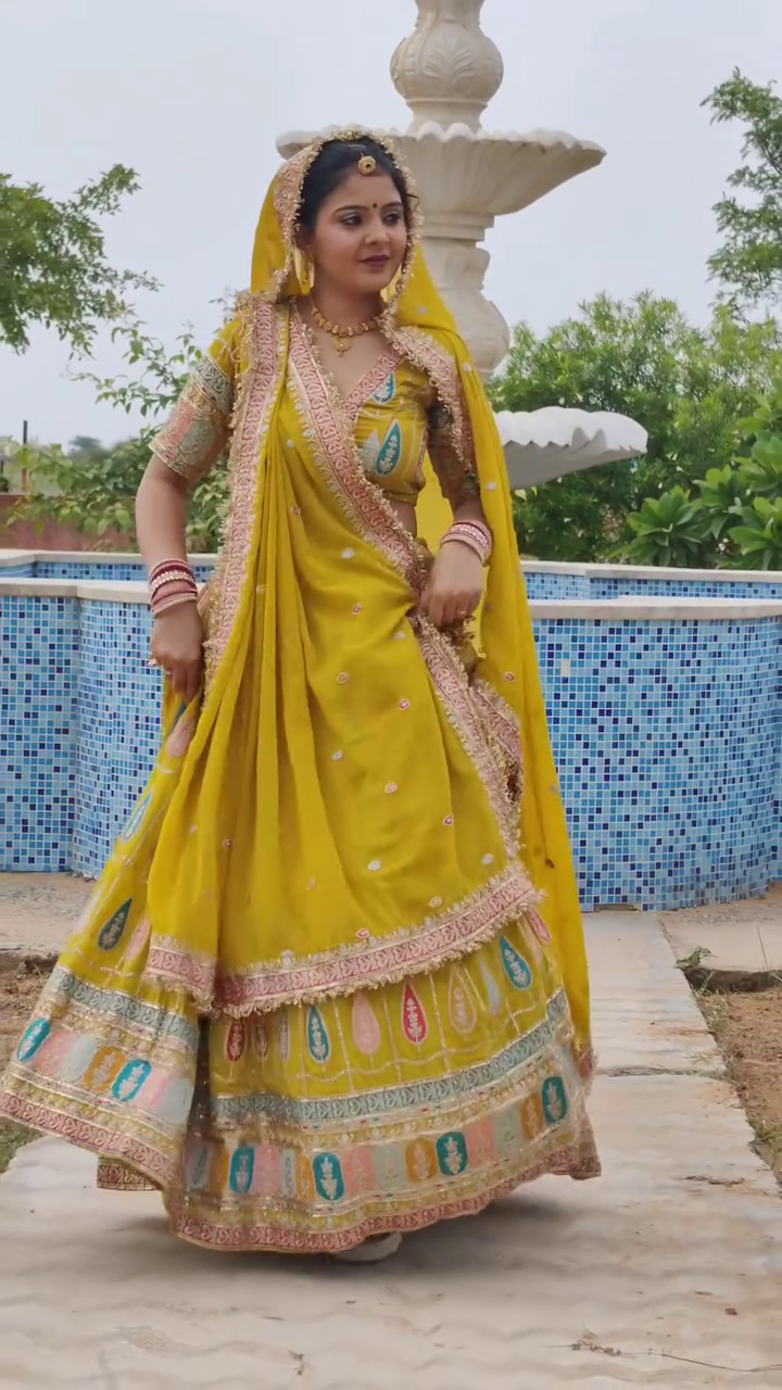 Bridal Wear Lehenga, rajputani lehenga , rajputi lehenga